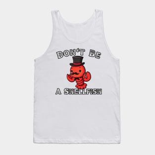 Shellfish Funny Lobster Tank Top